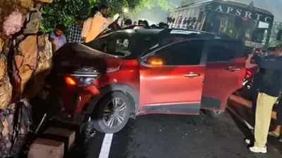 Tirumala accident after Srivari Darshan Tamil Nadu pilgrims injured