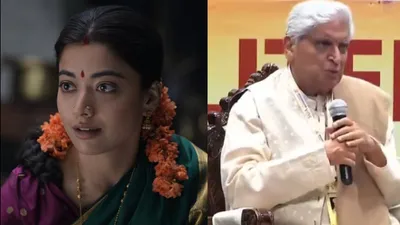Javed Akhtar supports Rashmika but one mistake sparks discussion