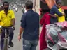 Deliveries on cycle unexpected gift to Blinkit delivery boy viral video