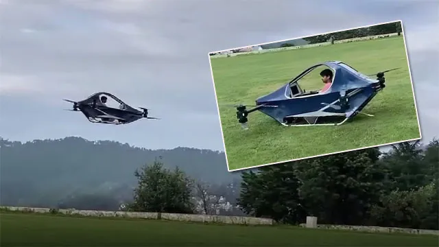 He did not study engineering but built a flying car
