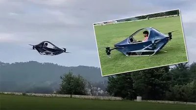 He did not study engineering but built a flying car