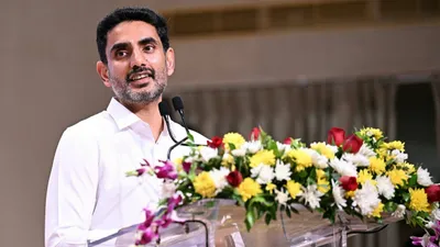 Nara Lokesh says Jagan is acting differently regarding his sister and niece