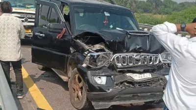 Rahul Gandhi convoy accident vehicles collide with each other