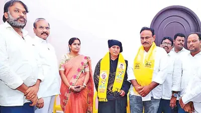 చిలకలూరిపేటలో వైసీపీకి భారీ షాక్... టీడీపీలో చేరిన ఛైర్‌పర్సన్ అభ్యర్థి