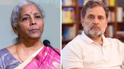 Nirmala Sitharaman defends Indian industry against Rahul Gandhi criminal allegations