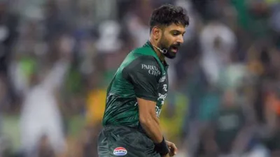 Haris Rauf fined for argument with umpire and faces potential ban