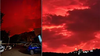 Cyclone Arnab turns sky red in Chhattisgarh like a Hollywood movie scene