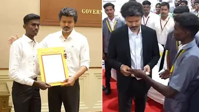 CM Vijay provides government job to disabled youth within 24 hours
