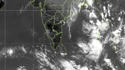 Low pressure in Andaman Sea moving towards Andhra Pradesh coast