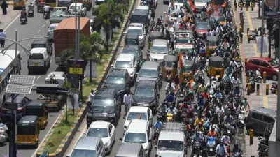 Counter Flow to check IT Corridor traffic first experiment in the country