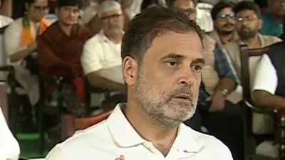 Rahul Gandhi calls BJP victory illegal as INDIA bloc holds Peoples Impeachment against CEC