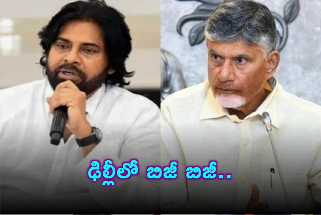 Chandrababu and Pawan Kalyan met union minister CR Patil